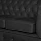 Sofa Esplanada (2-Sitzer) Samt - Schwarz