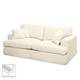 Sofa Mormès (2,5-Sitzer) -Webstoff - Creme