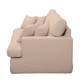 Sofa Mormès (2,5-Sitzer) -Webstoff - Pastellapricot