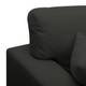 Sofa Mormès (3-Sitzer) Webstoff - Basalt