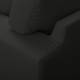 Sofa Mormès (3-Sitzer) Webstoff - Basalt