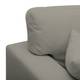 Sofa Mormès (3-Sitzer) Webstoff - Sandgrau