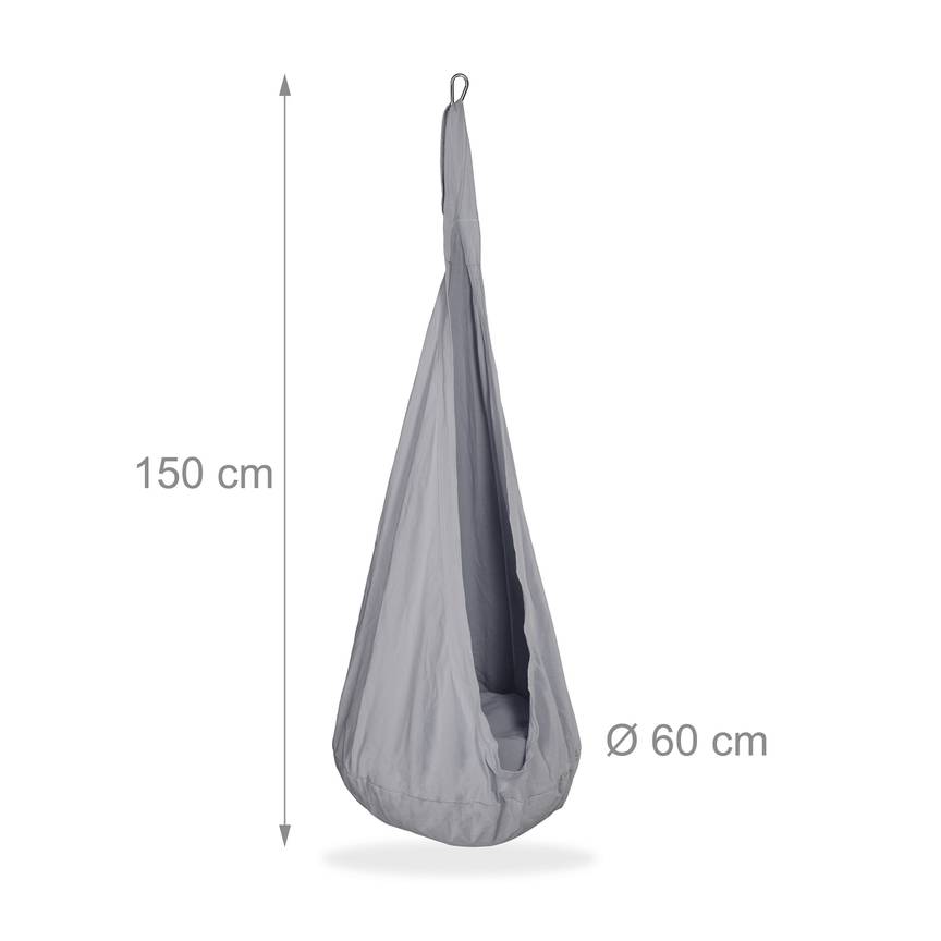 TOP QUALITÄT Hängehöhle Set - Aufblasbare Hängematte Mit Zubehör Für Innen & Außen