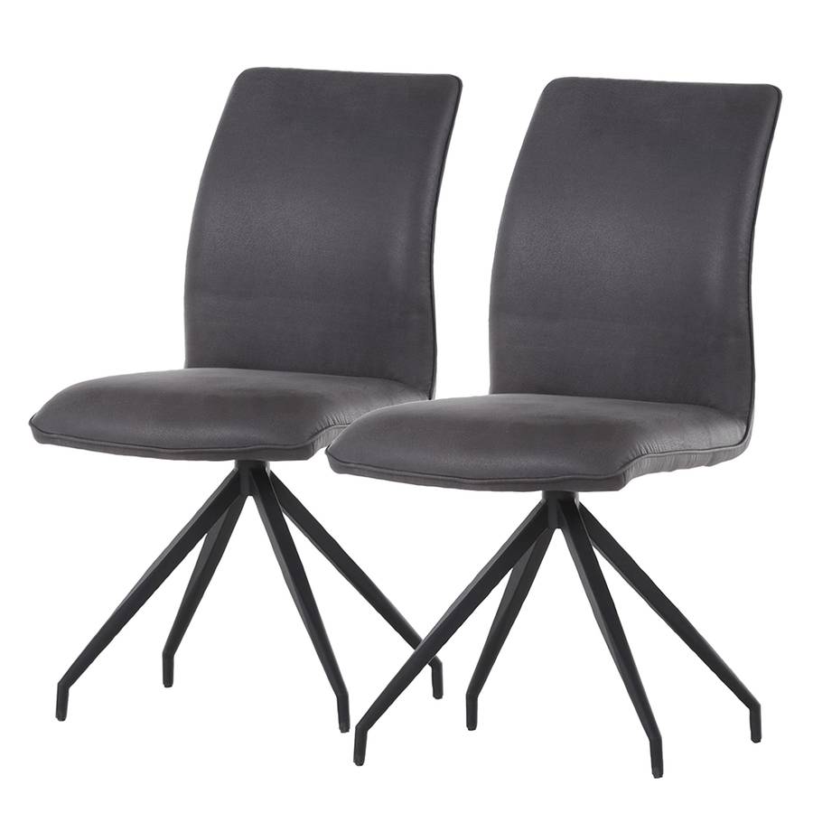Capitonnées Chaises Capitonnées Chaises Wellsteadlot 2AnthraciteNoir De PkuXiZO