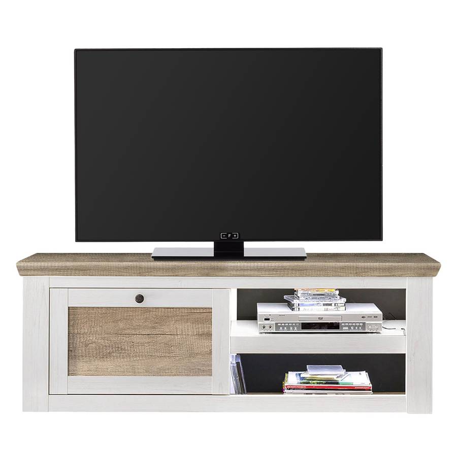 DekorEiche Lorida lowboard Tv Kiefer Weiß TK1c3lFJ