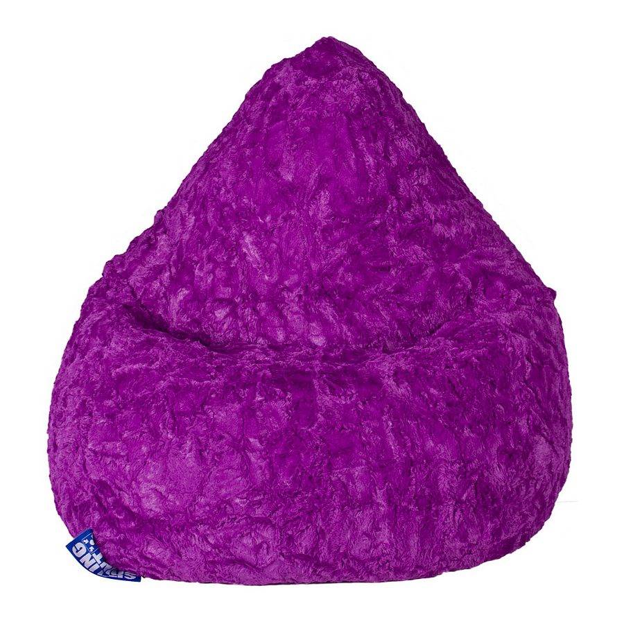 Violett Sitzsack L Fluffy Fluffy Sitzsack vwm8O0Nn