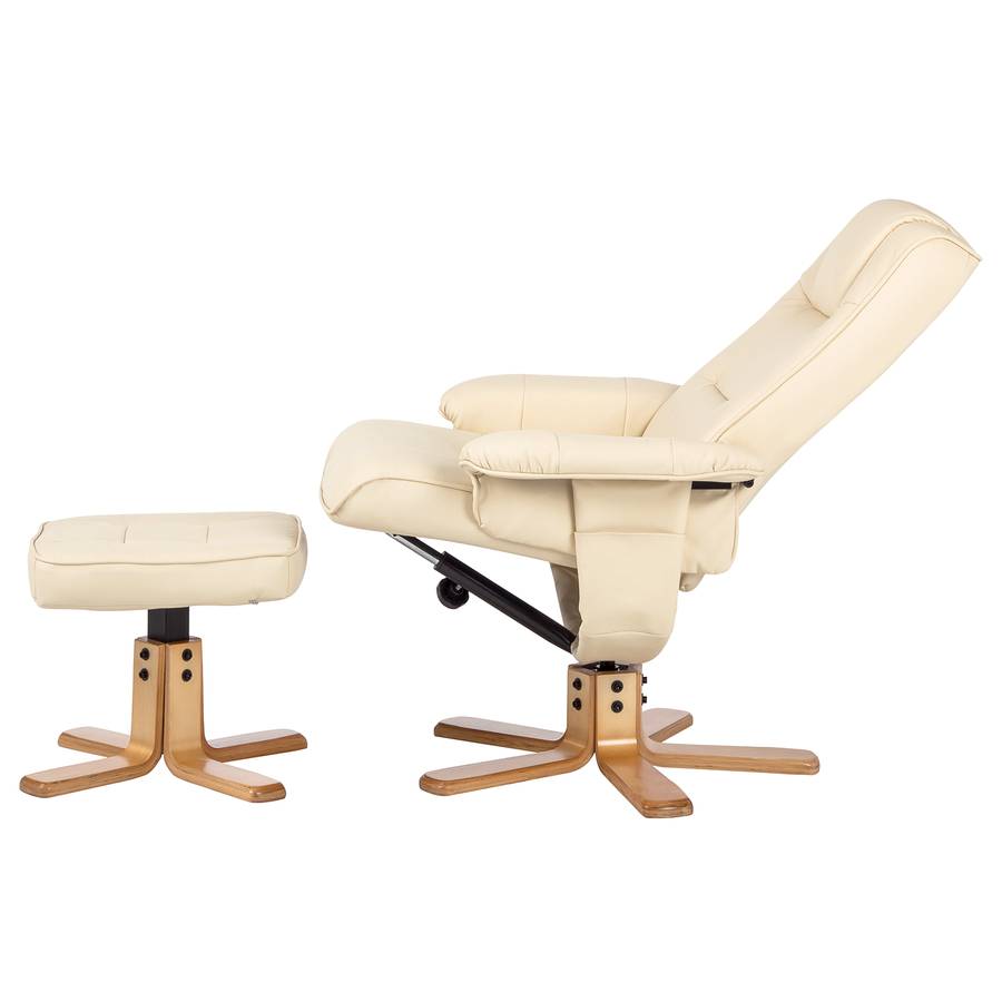 Relaxsessel Cosimomit Relaxsessel HockerKunstleder Beige Beige Cosimomit HockerKunstleder Relaxsessel Cosimomit HockerKunstleder rtdhsQ