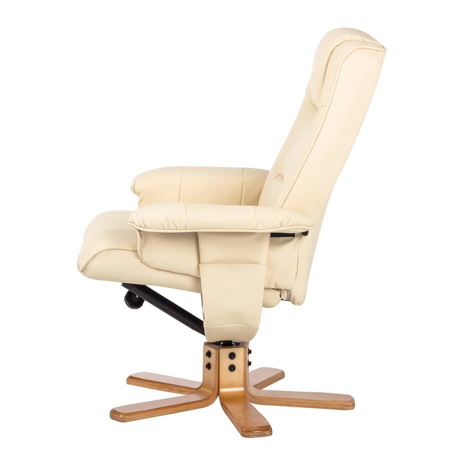 Relaxsessel Cosimomit Relaxsessel HockerKunstleder Beige Beige Cosimomit HockerKunstleder Relaxsessel Cosimomit HockerKunstleder rtdhsQ