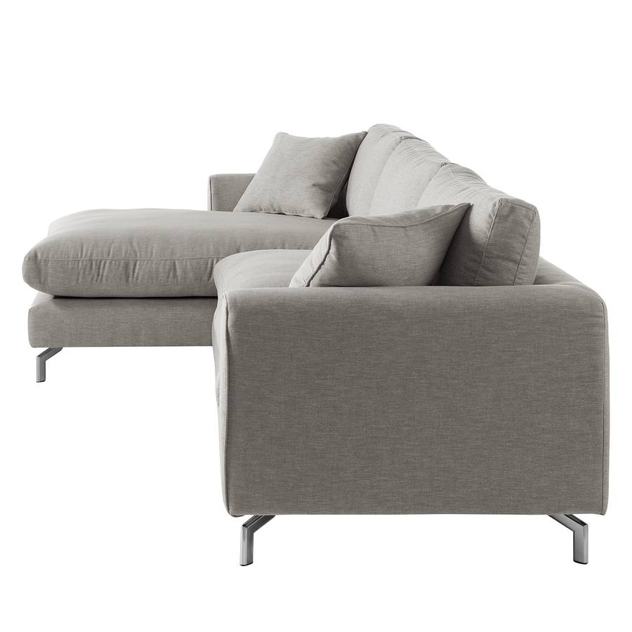Face Courte Gris Crotto De LumineuxMéridienne Tissu À D'angle Gauchevue Canapé iuPZTkXO
