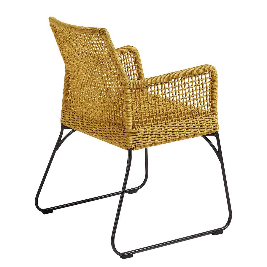 Chaise PlastiqueJaune Novak Jardin AcierMatière De BhQCtrdxs