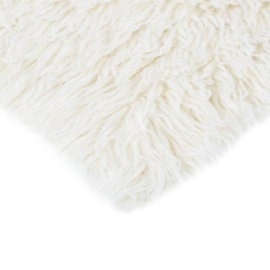 60 120 Flokati CmBlanc X Tapis OkTPZiwXu