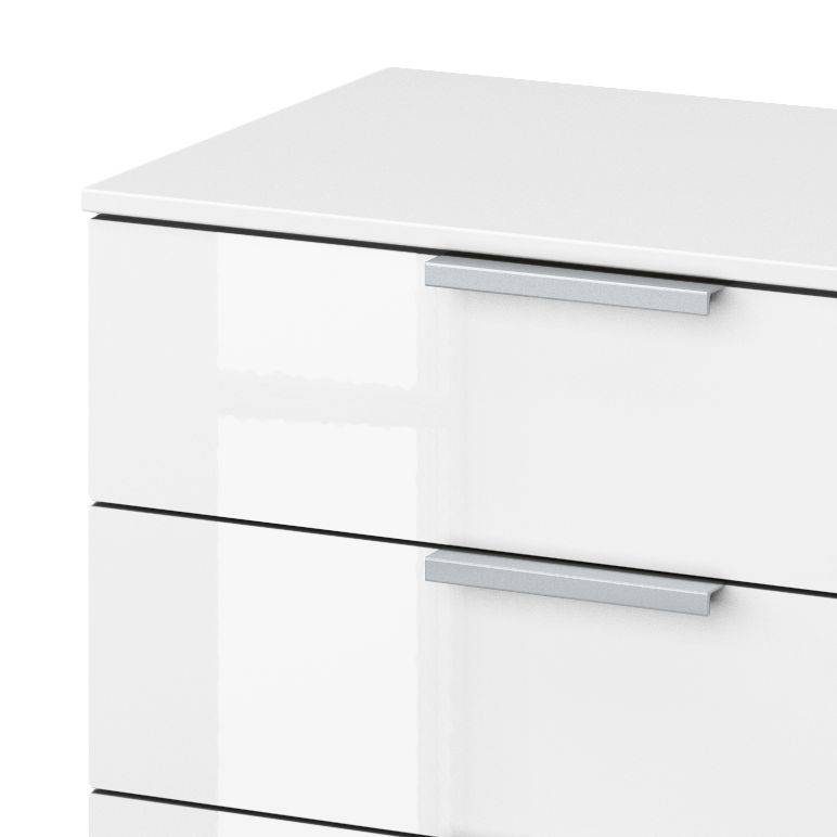 Nachtkommode WeißAluminium Iv Skøp AlpinweißHochglanz KFJl1c