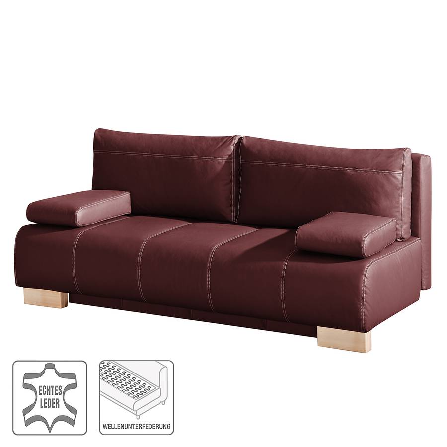 Echtleder Novato Schlafsofa Bordeaux Bordeaux Novato Schlafsofa Echtleder ZuOPiXk