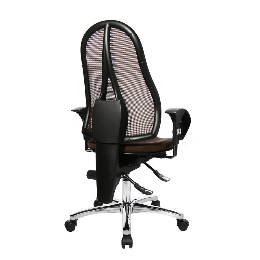 Bürodrehstuhl Chrom 15 KunstfaserMetallDunkelbraun KunstfaserMetallDunkelbraun Sitness Sitness Bürodrehstuhl Bürodrehstuhl Chrom 15 H29YWIED