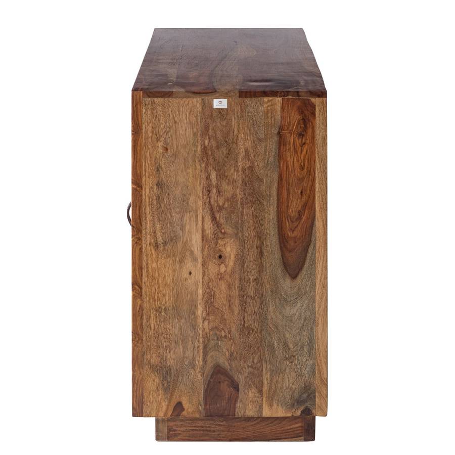 Sheesham Khan Ii Buffet MassifImitation Cuir 54AjLR