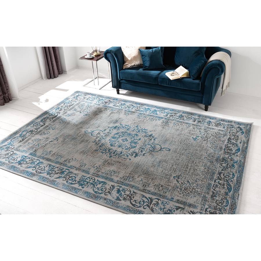 teppich I MischgewebeHellgrauTürkis Vintage teppich Divin Vintage I teppich I Divin Vintage MischgewebeHellgrauTürkis Divin WEI9D2H