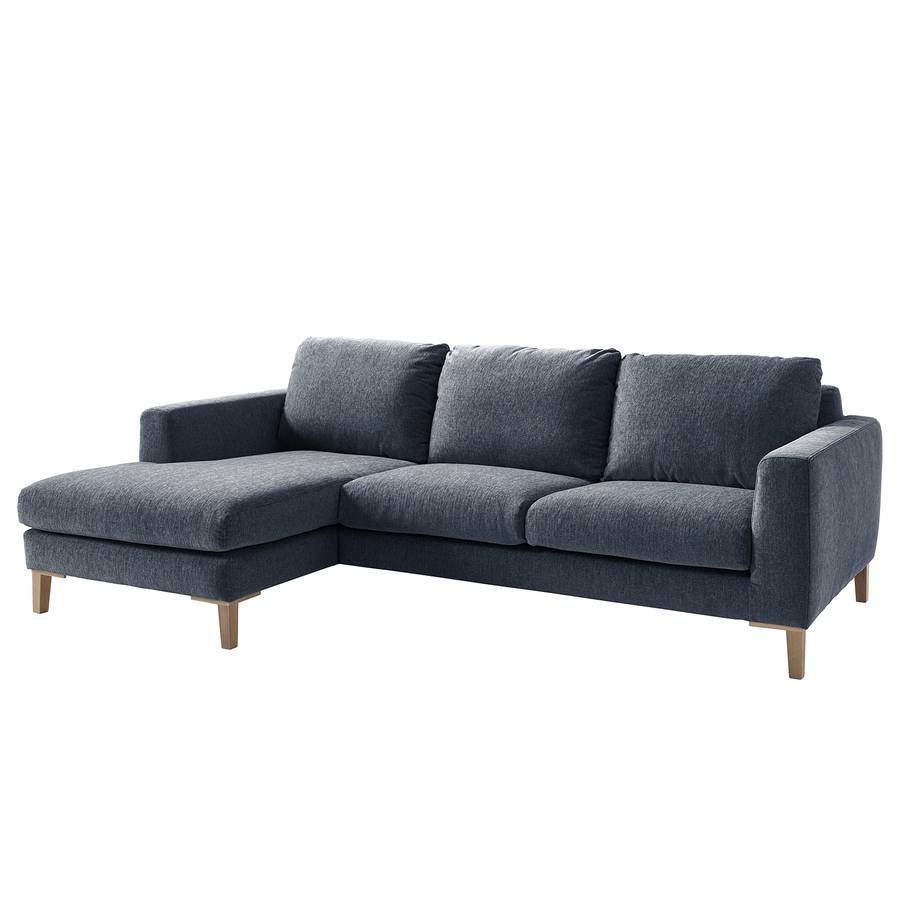 Gauchevue De D'angle À Canapé FaceGris I Berilo Tissu Bleu StructuréMéridienne Courte 2E9IYDHW