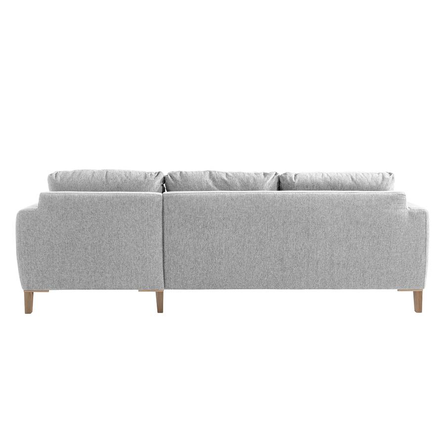Tissu StructuréMéridienne De Canapé À D'angle Platine I Berilo Droitevue FaceGris Courte Kc3TlF1J