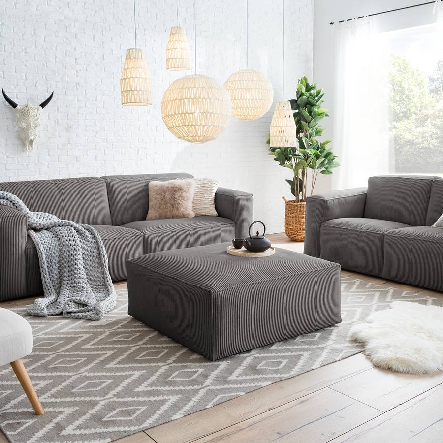 Grau Polsterhocker Polsterhocker Polsterhocker Loralai Grau Loralai Ib76ymgvfY