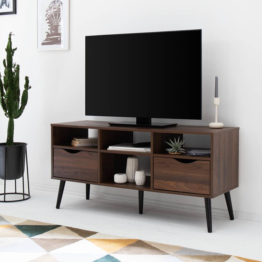 Gjora TeilmassivWalnuss lowboard I Tv Gummibaum 5j34ARL