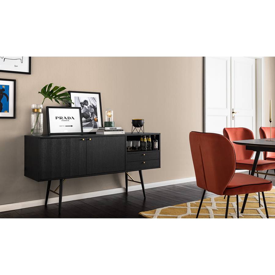Enfilade Enfilade Enfilade Noir Chêne Noir Moyo Moyo Chêne m6gf7bIYyv