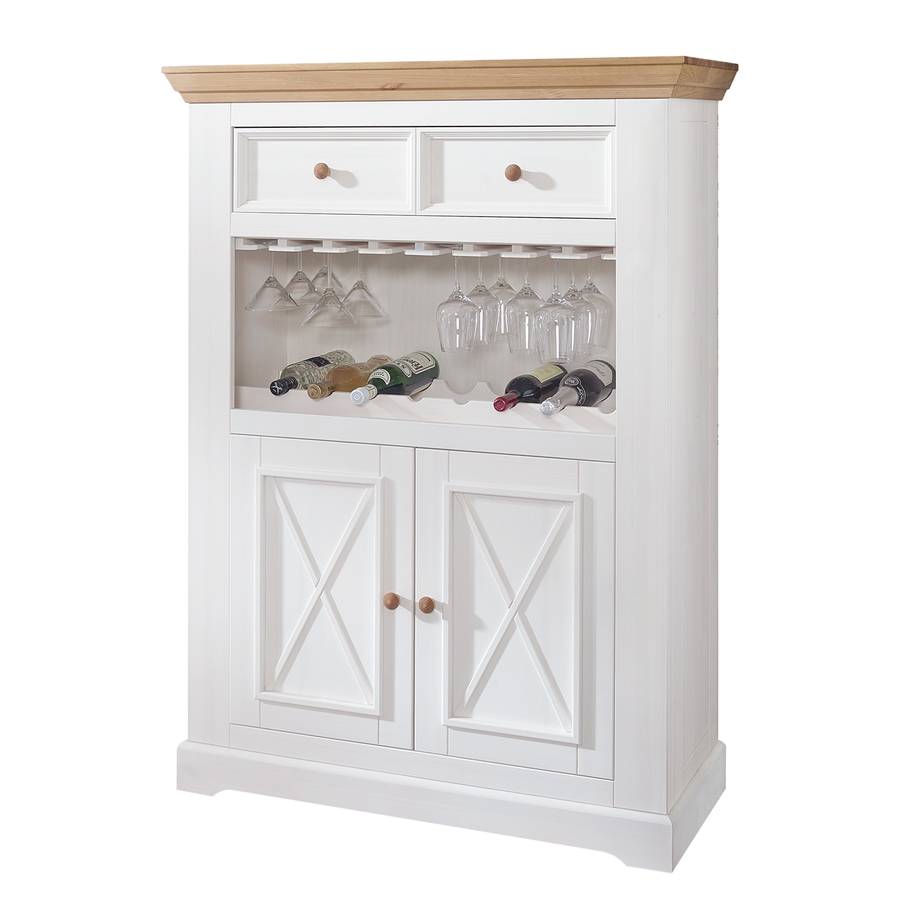 Ummanz MassivWeißHonig Barschrank Barschrank Kiefer Ummanz 5RjLA4