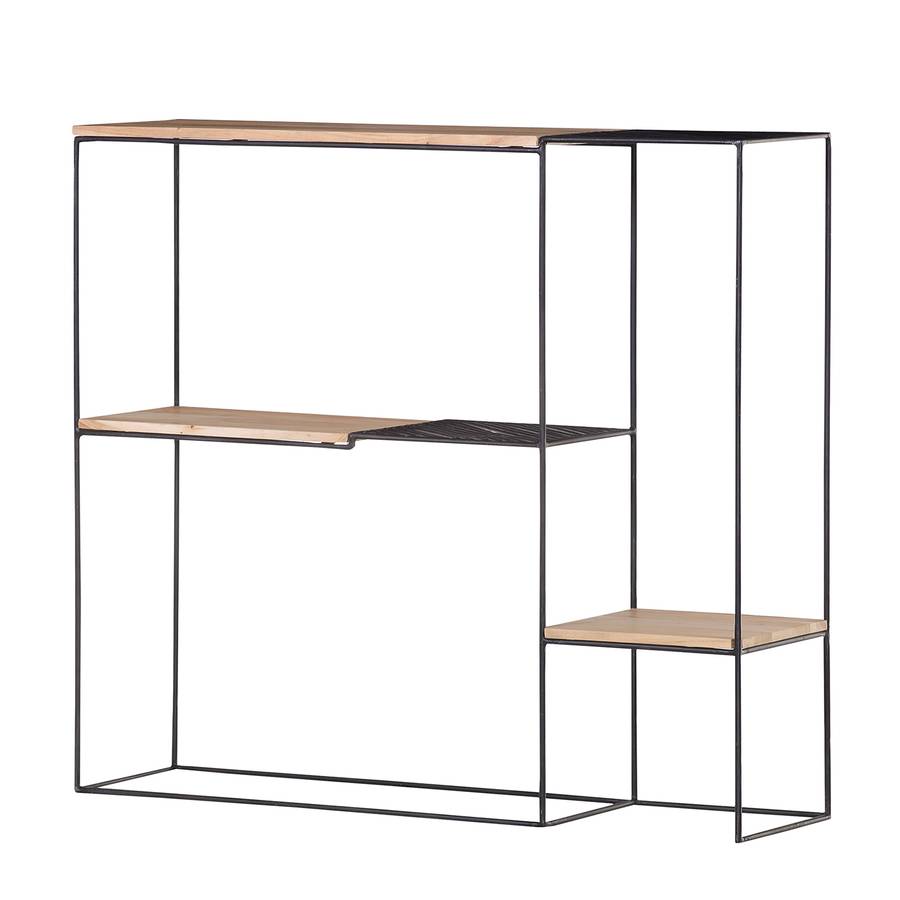 Étagère Soltas Soltas MassifMétalNoir Acacia MassifMétalNoir Soltas Acacia Étagère Étagère orxQdCBeW