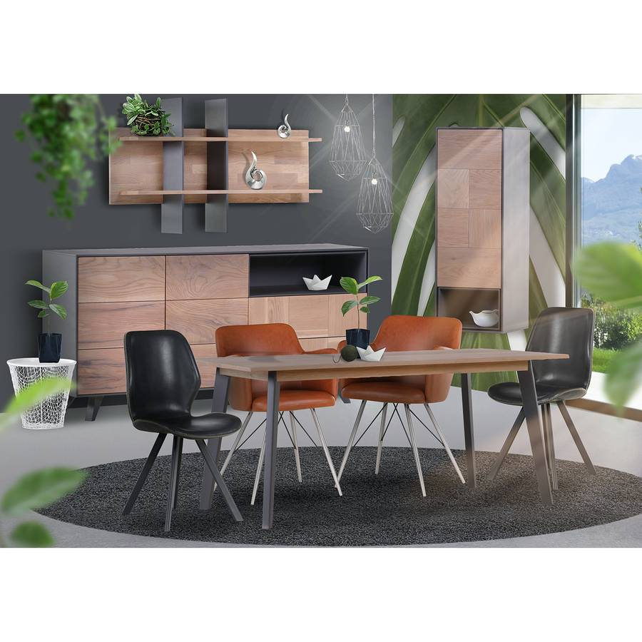 Colfax Colfax Wandboard TeilmassivGrau Eiche Wandboard Eiche TeilmassivGrau dQCtsrh