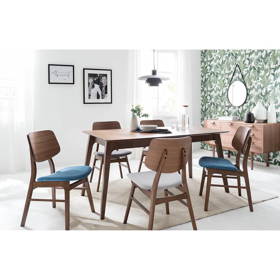 Noyer Table Hobo Placage Table Hobo Véritable Noyer Véritable Placage Noyer Table Placage Hobo E29DHI