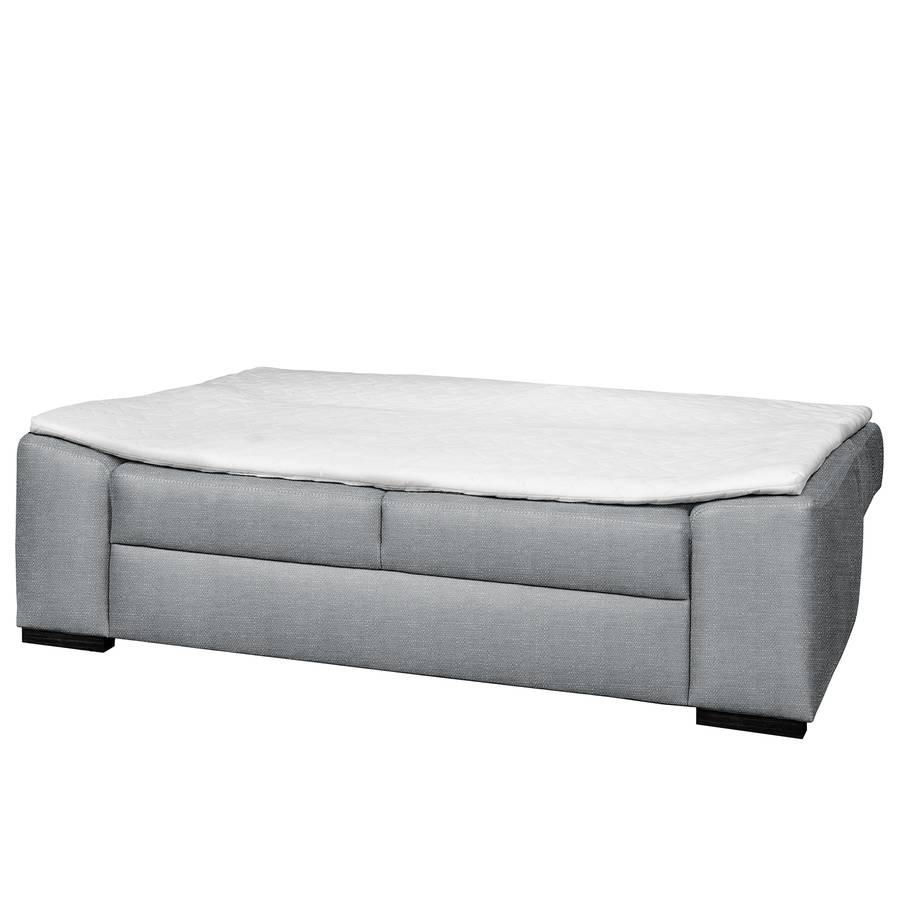 Canapé Boxspring Convertible StructuréPlatine Mandeville Tissu xoQErdBWCe