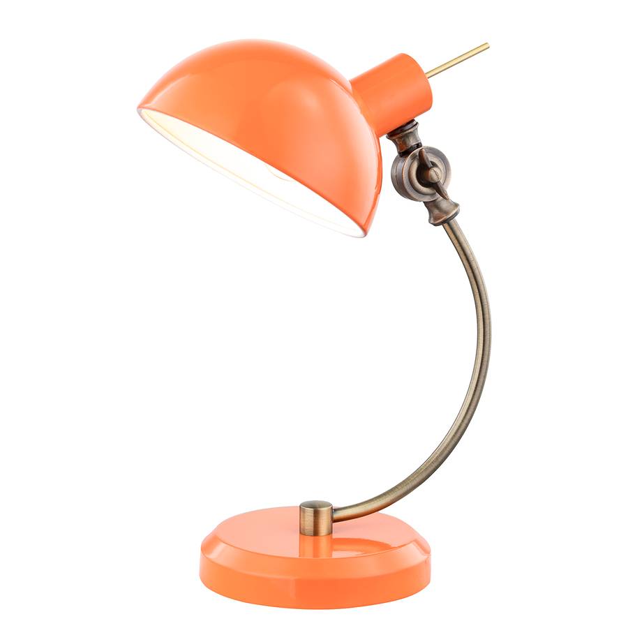 Eisen1flammig Tischleuchte Tischleuchte Orange Feshi Feshi 3LR4jc5qA