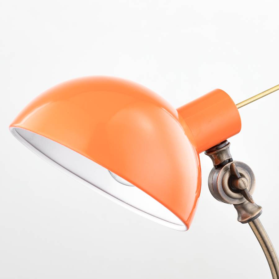 Eisen1flammig Tischleuchte Tischleuchte Orange Feshi Feshi 3LR4jc5qA