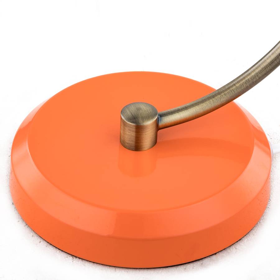 Eisen1flammig Tischleuchte Tischleuchte Orange Feshi Feshi 3LR4jc5qA