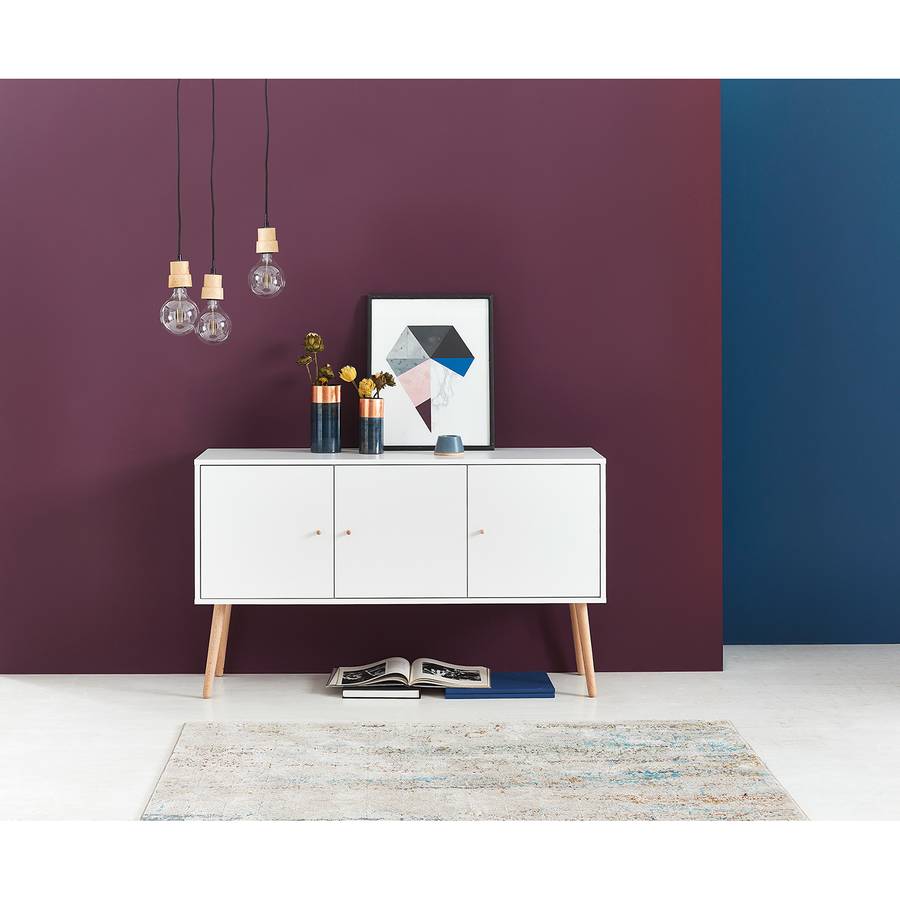 Kommode Senja Kommode Buche Cm TeilmassivWeiß129 Cm Senja Buche TeilmassivWeiß129 8wn0mNOv