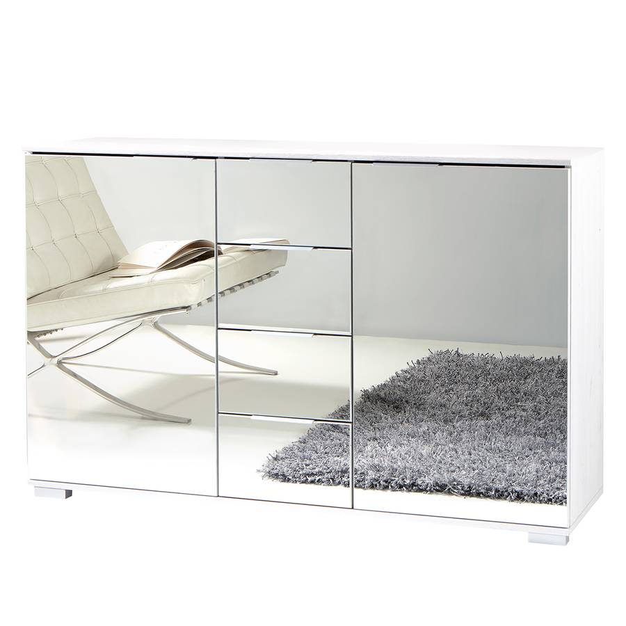 De PortesVerre Lingga Combinée Commode 2 MiroirBlanc I 6yY7vbgf
