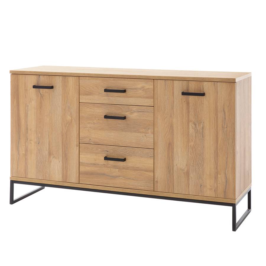 Imitation Chêne Commode GrandsonNoir Krokby Ii c1FJlK
