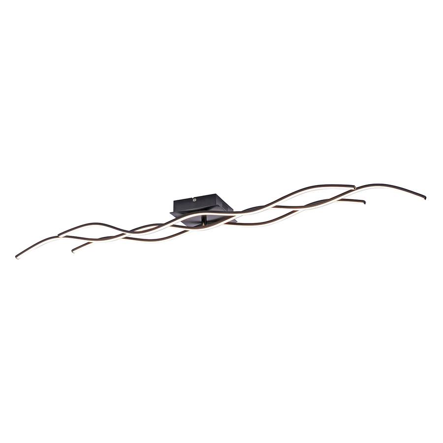 Wave Schwarz Iv AcrylglasEisen3 Led flammig deckenleuchte TK13lFJuc