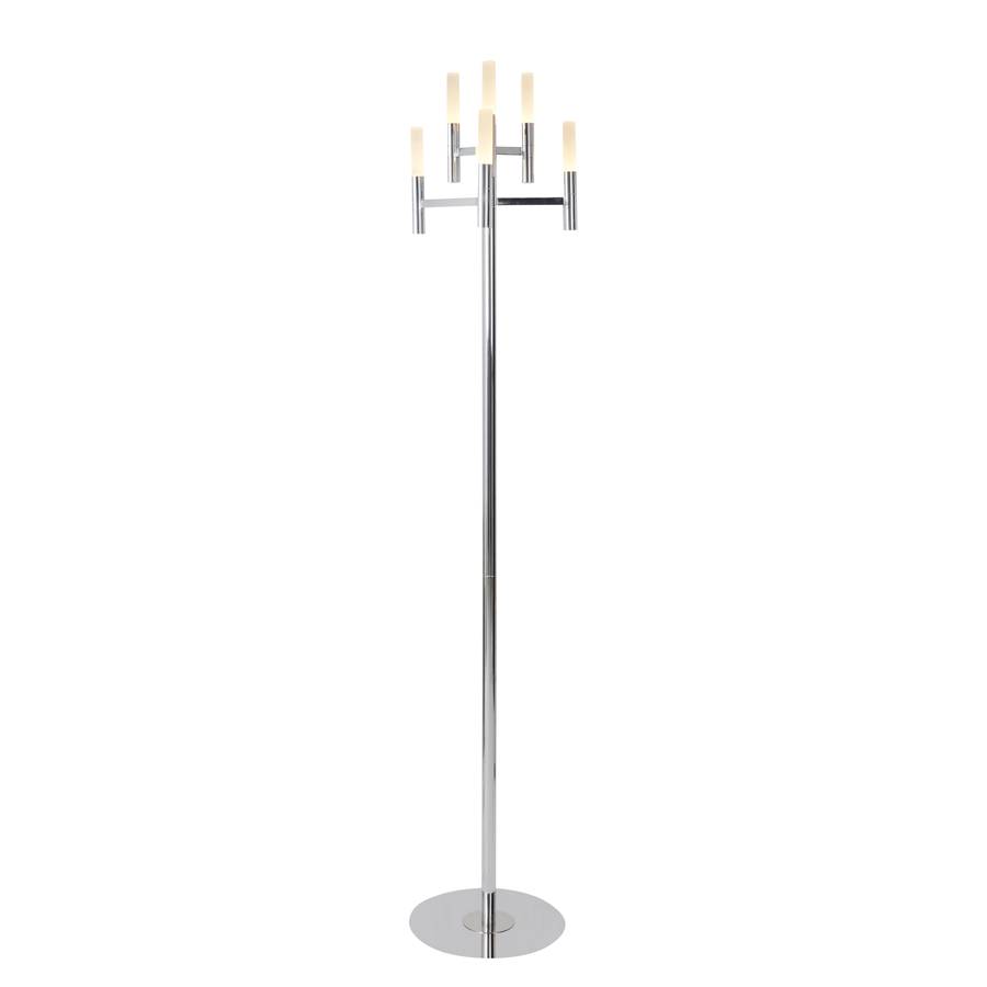 Lampadaire DépoliAcier Inoxydable6 Ampoules Candle Verre mNv08nw