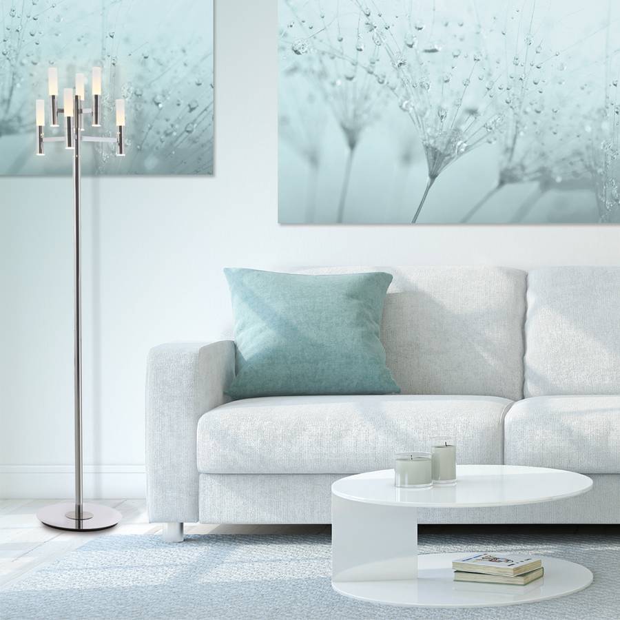 Lampadaire DépoliAcier Inoxydable6 Ampoules Candle Verre mNv08nw
