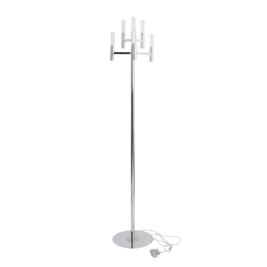 Lampadaire DépoliAcier Inoxydable6 Ampoules Candle Verre mNv08nw