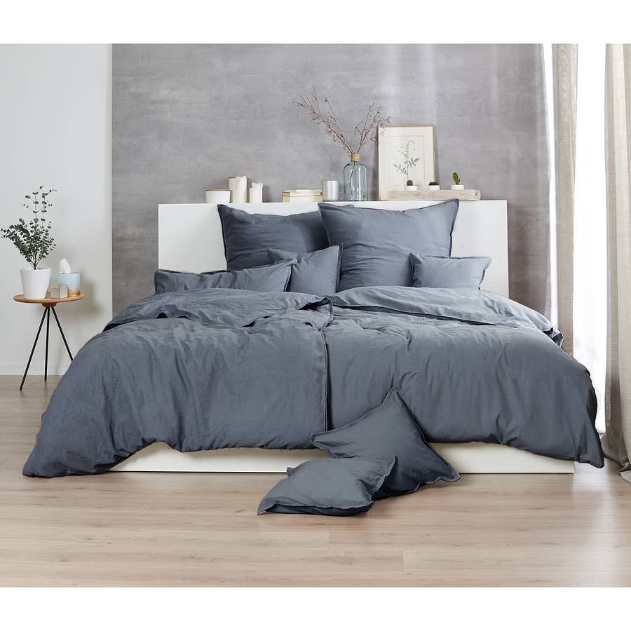 De Smood 220 Parure 155 X CmOreiller Lit CotonGris 80 Pure nwvmO0N8