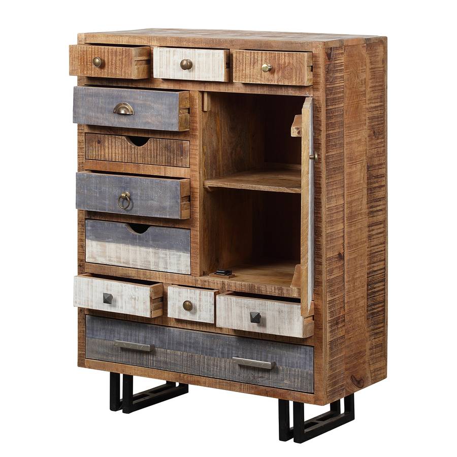 MassivMetallGrau Mango Kommode I New Rustic 9WHE2eDIY