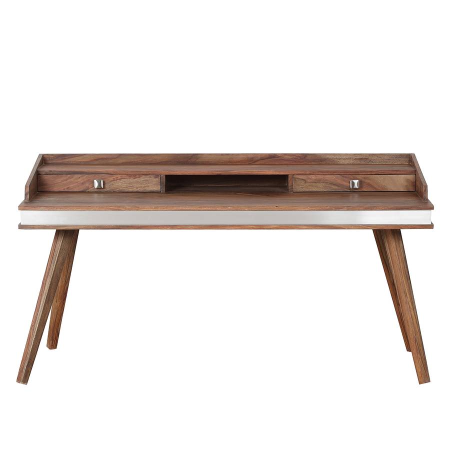 MassifAcier InoxydableArgenté Bureau Sheva MassifAcier Sheva Sheesham Sheesham Bureau Bureau Sheva InoxydableArgenté 6YgfvIb7y