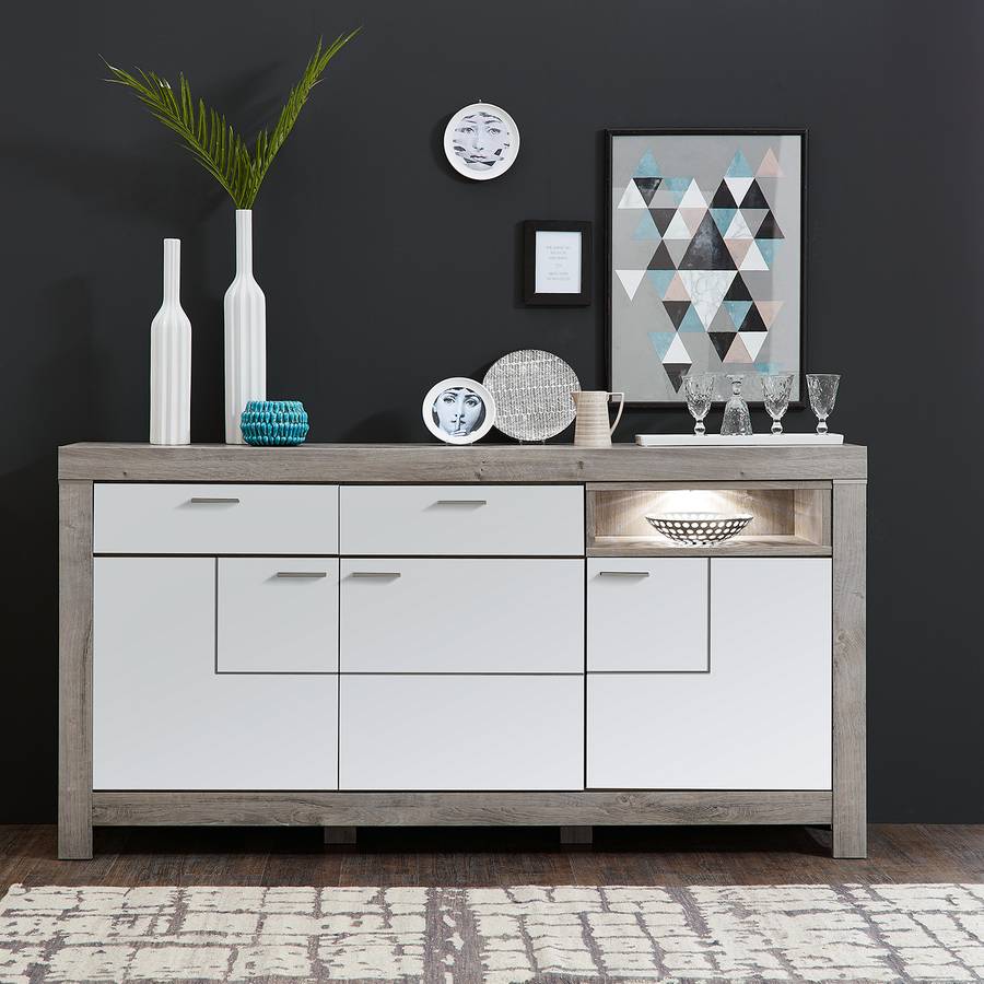 ÉclairageBlanc Haut Avec Mat Buffet Lehto Ii 4qA35RjL