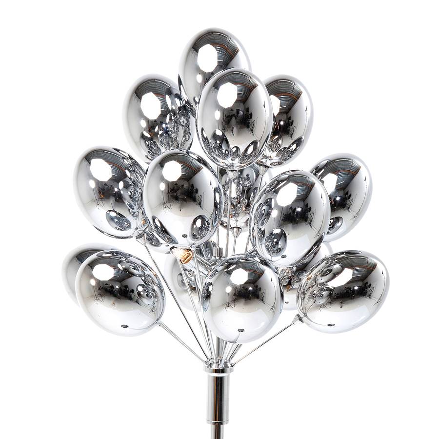 VerreAcier3 Ampoules Silver Lampadaire Lampadaire Silver VerreAcier3 Ampoules P8O0knw