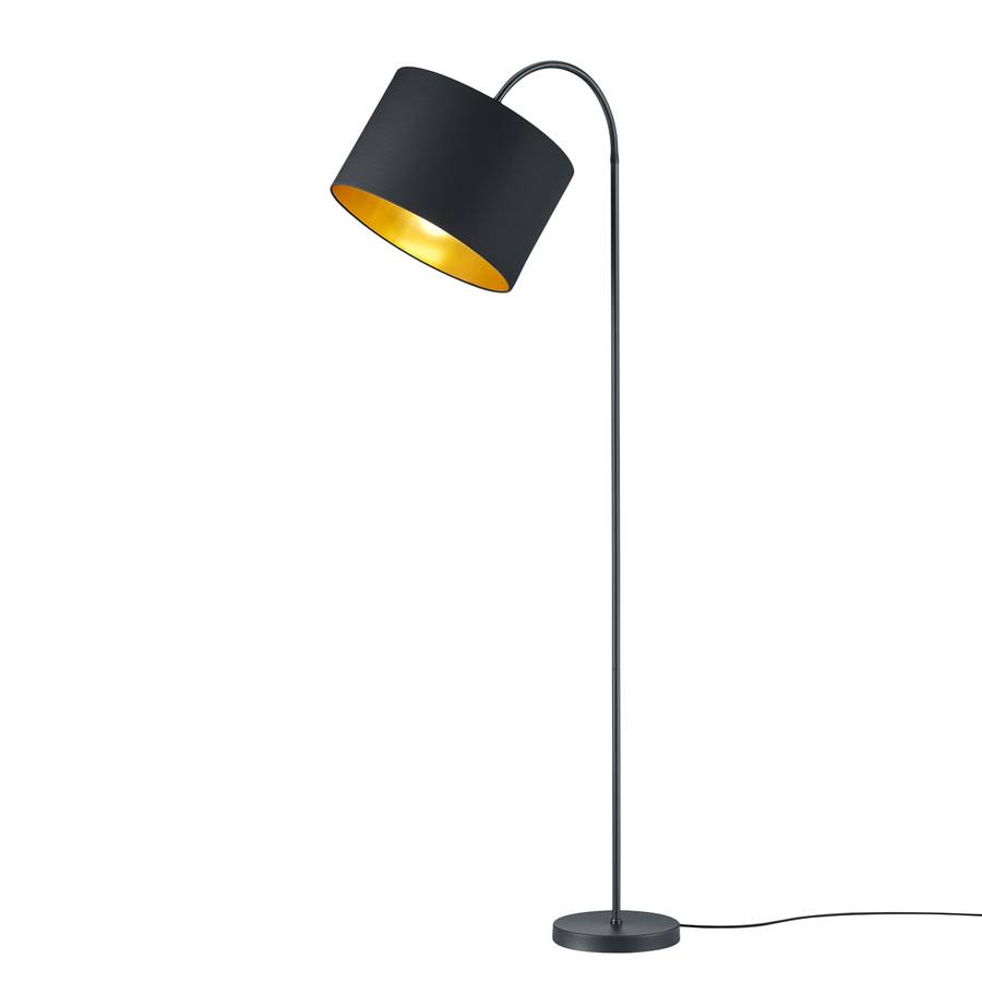 Hostel Noir Ampoule Laiton I Lampadaire CotonFer1 reoWdxCQB