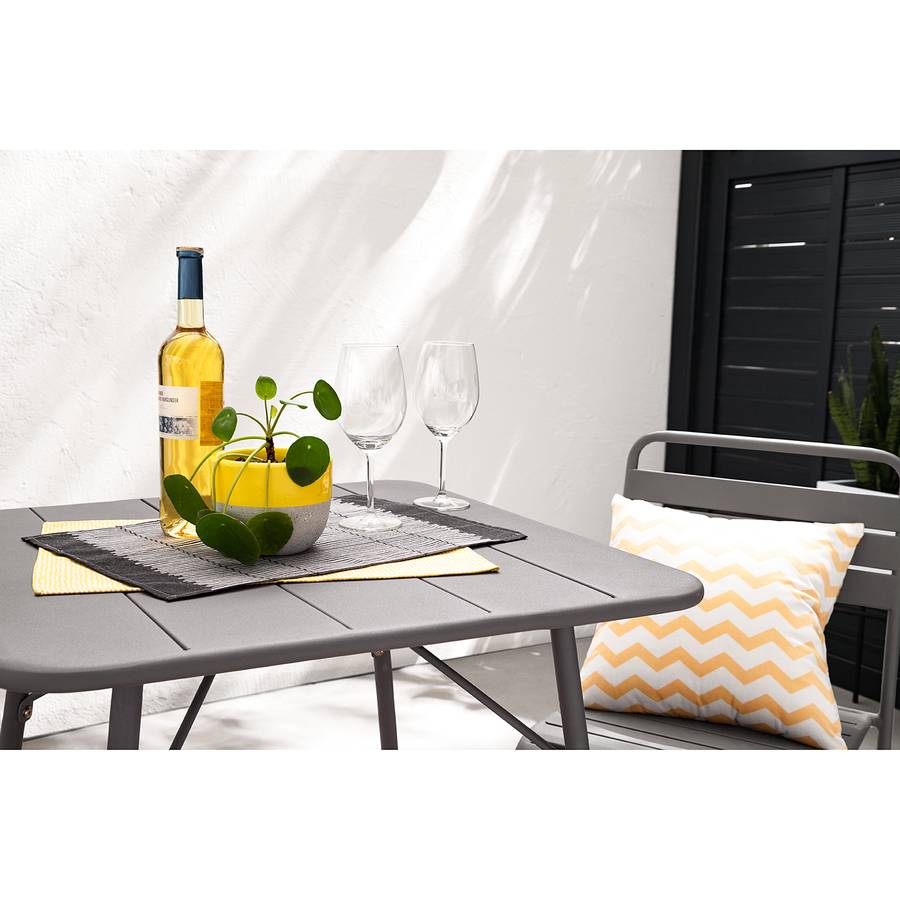 De 70 Jardin Cm Utah FerGris Table y0PNOvnm8w