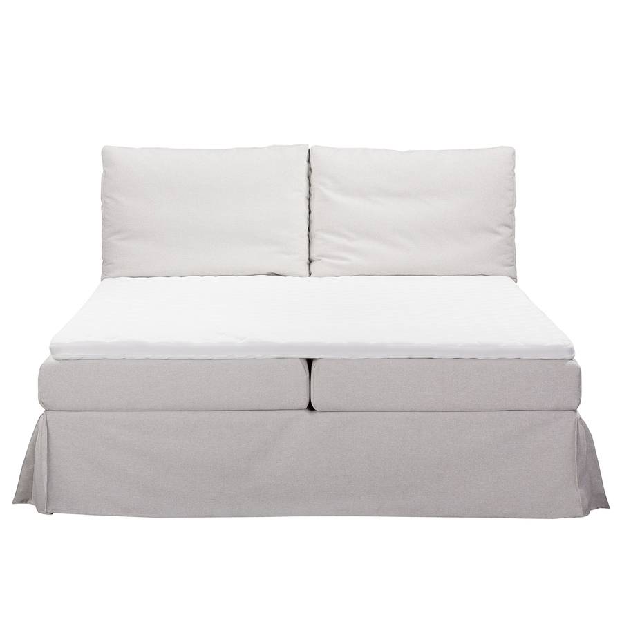 Bronson 140 Lit 200cm Boxspring StructuréBeige Tissu X qpSMUzVG