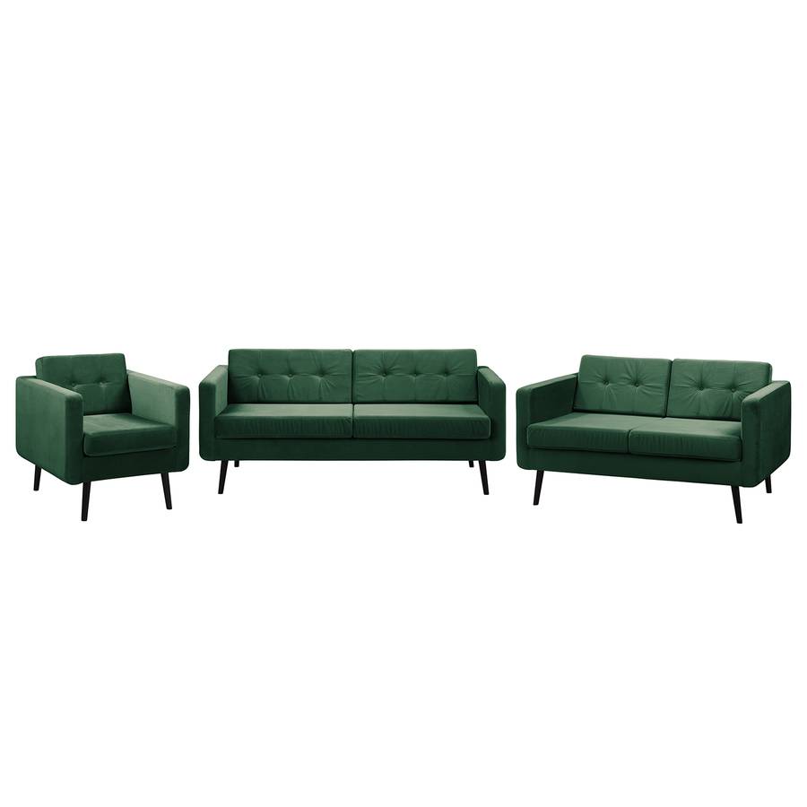 Ensemble 2 V3 Foncé Canapé 1VeloursVert De Croom drWxoeCB