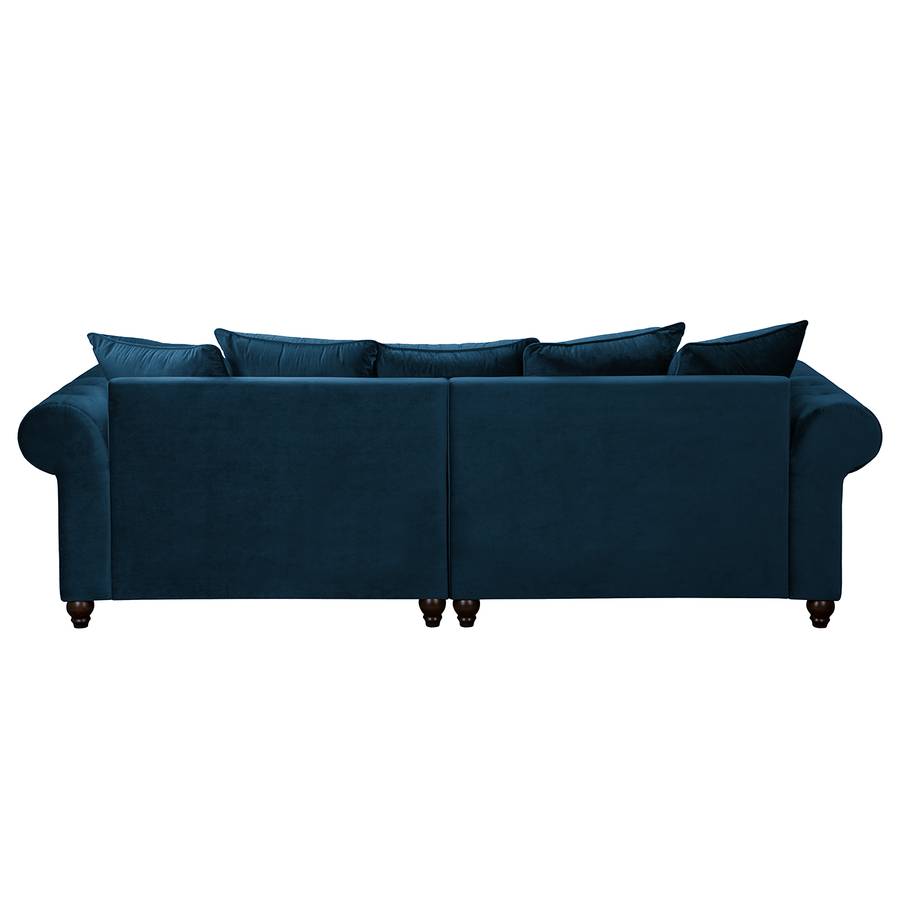 Canapé pieds Bleu Grand Solita Repose VeloursSans Foncé KT3lJ5ucF1